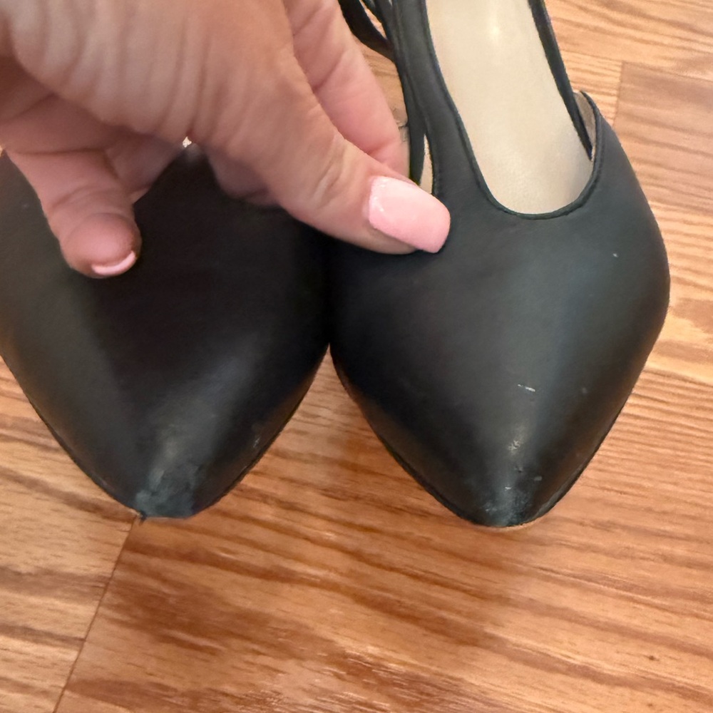 Something Navy Black Heels - Picture 3 of 9
